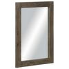 vidaXL Bathroom Mirror Grey Solid mango wood Medium Durable