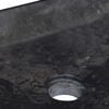 vidaXL Sink Black 19.7"x13.8"x3.9" Marble