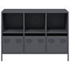 vidaXL Sideboard Anthracite Cold-rolled steel