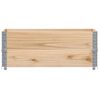 vidaXL Garden Planter Natural Wood Solid Pine Wood Medium Foldable