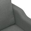 vidaXL Sofa Chair Dark Grey Fabric (100% polyester), metal, textilene