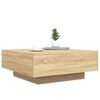 vidaXL Coffee Table Sonoma oak Engineered wood Medium Lights
