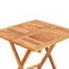 vidaXL Bistro Set Set of 3 Teak wood Solid teak wood Foldable