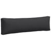 vidaXL Pallet Cushion Black 100% Polyester Large