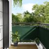 vidaXL Balcony Screen Dark Green 29.5x393.7" 100% Polyester Oxford