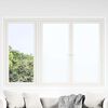 vidaXL Window Film Set of 5 Transparent white PVC 35.4 x 787.4 in