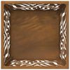 vidaXL Fire Pit Brown 15.75 x 15.75 x 15.75 in Steel