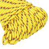 vidaXL Boat Rope Yellow 0.12 " 82.0 ' Polypropylene