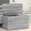 vidaXL Storage Chest Grey sonoma Engineered wood Medium Storage Chest