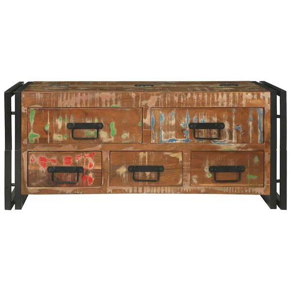 vidaXL Coffee Table Brown 90 x 50 x 38 cm solid reclaimed wood