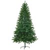vidaXL Christmas Tree Green Polyethylene, Steel Medium Foldable