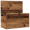 vidaXL Storage Chest Old Wood 33.1x16.5x18.1" Engineered Wood