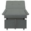 vidaXL Sofa Bed Dark gray 194 x 67 x 37 cm fabric