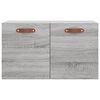 vidaXL Wall Cabinet Gray Sonoma Engineered wood Medium Wall Cabinet