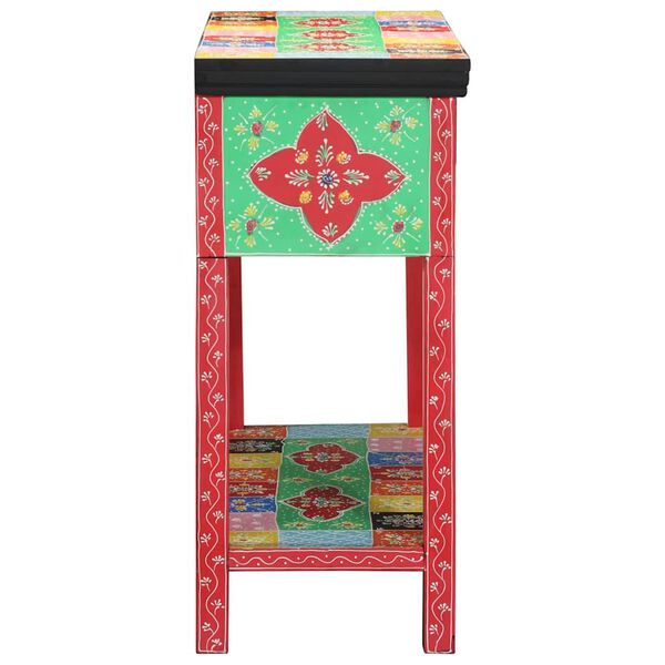 vidaXL Console Table Multicolour 100 x 30 x 75 cm Solid Mango wood