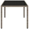 vidaXL Garden Table Set of 4 Light Grey