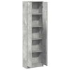 vidaXL Wardrobe Concrete Grey 21.65 x 9.84 x 74.41 in Engineered Wood