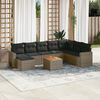 vidaXL Garden Sofa Set Grey