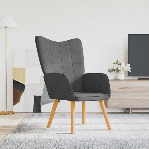 vidaXL Relaxing Chair Dark Grey