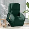 vidaXL Stand Up Massage Recliner Chair Dark Green