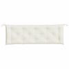 vidaXL Garden Bench Cushion Melange cream 100% polyester