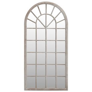 vidaXL Mirror Sand Iron, Glass 35.4x17.7 in Mirror Gothic