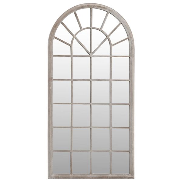 vidaXL Mirror Sand Iron, Glass 35.4x17.7 in Mirror Gothic