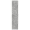 vidaXL Highboard Concrete Gray 31.5"x16.7"x72.8" Engineered Wood