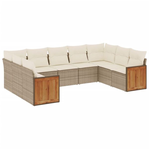 vidaXL Garden Sofa Set Grey, Dark Grey