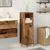 vidaXL Bathroom Cabinet Old wood Engineered wood, solid eucalyptus wood