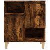 vidaXL Sideboard Smoked oak Engineered wood, solid eucalyptus wood Medium