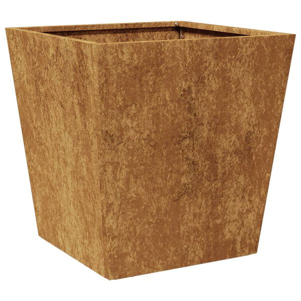 vidaXL Garden Planter Brown Weathering steel Medium Durable