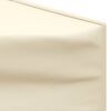 vidaXL Party Tent Cream 210D oxford fabric with silver coating 10x10 ft