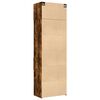 vidaXL Storage Cabinet Smoked oak Engineered wood Large