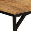 vidaXL Dining Table 55.1"x27.6"x29.5" Solid Wood Rough Mango