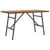 vidaXL Dining Table Brown 110 x 55 x 62 cm Solid Acacia wood