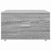 vidaXL Drawer Cabinet with Wheel Grey Sonoma 55 x 45 x 31 cm