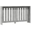 vidaXL Radiator Cover Concrete Grey 58.7x7.9x32.3" Engineered Wood