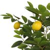 vidaXL Artificial Lemon Tree Green and Yellow