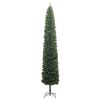 vidaXL Slim Christmas Tree 300 LEDs & Ball Set 106.3"