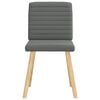 vidaXL Dining Chair Set of 6 Dark Grey