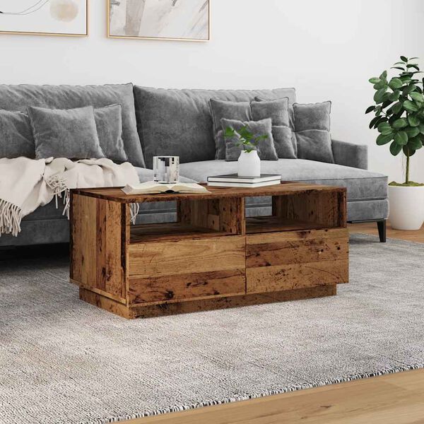vidaXL Coffee Table Old wood Engineered wood Medium Coffee Table