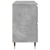 vidaXL Bathroom Cabinet Concrete Grey Engineered wood, Iron Medium