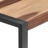 vidaXL Dining Table Brown Solid Acacia wood Industrial Dining Table