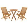vidaXL Garden Dining Set Natural Teak