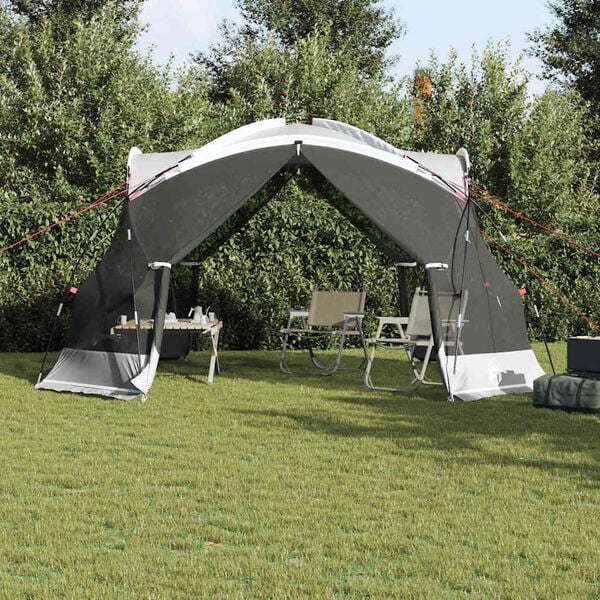 vidaXL Tents with Roof with Air Vent Gray 434 x 434 x 230 cm Polyester