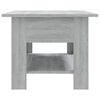 vidaXL Coffee Table Grey Sonoma Engineered Wood 40.2 x 21.7 x 16.5 in