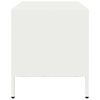 vidaXL TV Cabinet White Cold-rolled steel 26.8 in x 15.4 in x 17.1 in