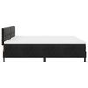 vidaXL LED Box Spring Bed with Mattress Black 78.74 x 78.74 in Velvet