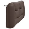 vidaXL Headboard Cushion Brown